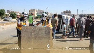وفاة شخصين وإصابة آخر في حادث تصادم دراجتين ناريتين بريف حلب