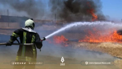تصاعد حرائق شمال غربي سوريا: أضرار مادية دون إصابات بشرية