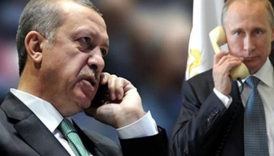 أردوغان يبحث مع نظيره الروسي آخر التطورات في إدلب