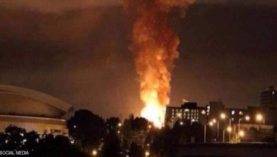 انفجارات عنيفة  تهز مراكز حيوية قرب العاصمة الإيرانية طهران