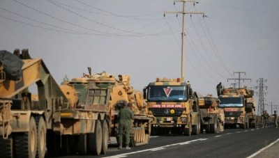 تركيا ترسل تعزيزات لوجستية وعسكرية نحو مواقعها في الشمال السوري
