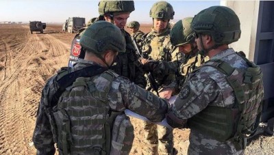 تزامناً مع تعليق الدوريات المشتركة.. تدريبات عسكرية روسية وتركية في إدلب