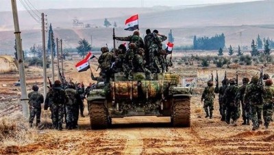 مناورات عسكرية للنظام في المناطق المحتلة بأرياف إدلب وحماة 