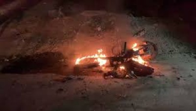 إصابة عنصرين من إستخبارات النظام بإنفجار دراجة نارية في درعا