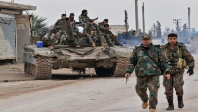 الفرقة الرابعة التابعة للنظام تبدأ بتفتيش مزارع في محيط مدينة طفس في ريف درعا الغربي 