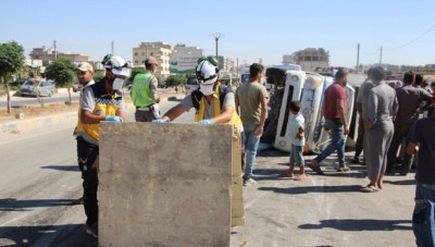 حوادث السير تتسبب بإصابة أكثر 15 مدني في أقل من 24 ساعة شمال سوريا