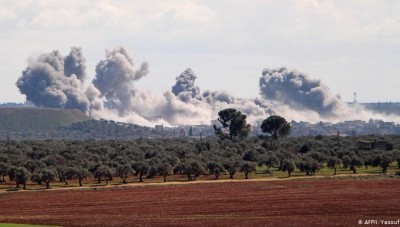 روسيا والنظام يجددان قصفهما الجوي والبري على ريفي ادلب وحماة