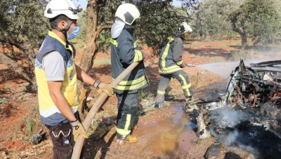  مقتل شخص بقصف لطائرة مسيرة في ادلب