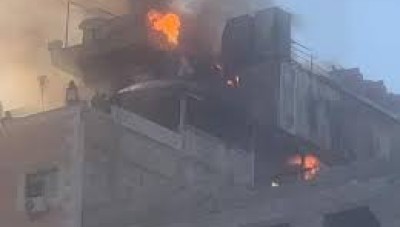 مقتل  شخص وإصابة 9 آخرين بحريق فندق  في السيدة زينب بريف دمشق 