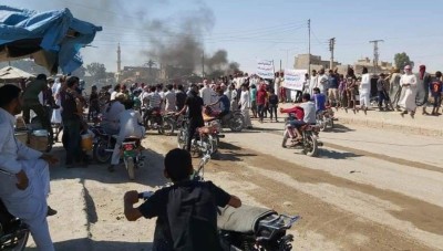 المظاهرات تتصاعد في دير الزور احتجاجا على ممارسات ميليشيا قسد التعسفية