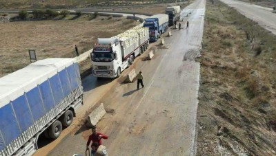 UN aid enters Idlib from regime-controlled areas