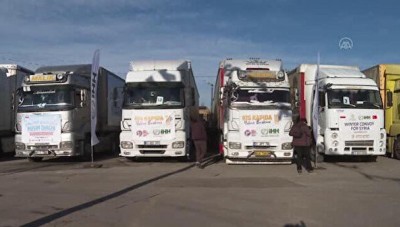 Turkish relief agency sends 200 trucks carrying humanitarian aid to Syria