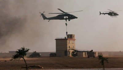 An American air landing in Deir Ezzor .. 3 people were killed