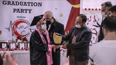 The Medical Technical Institute of Idlib graduates a new batch of nurses