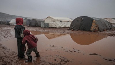 Because of the weather conditions... Appeals to provide urgent aid to the camps in northern Syria