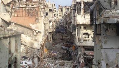 ضحايا بانهيار مبنى في مدينة داريا بريف دمشق
