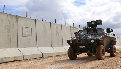 السلطات التركية تواصل بناء جدار أمني على حدودها الشرقية والجنوبية 