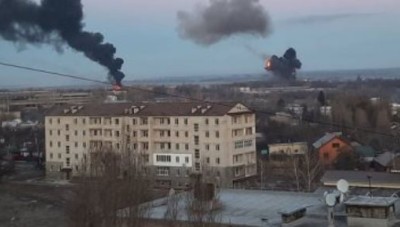 قصف روسي يستهدف 3 محطات كهربائية في لفيف باوكرانيا 
