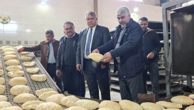 زيارة لمندوب الحكومة المؤقتة إلى مخبز أخترين في ريف حلب الشمالي