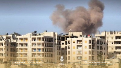 Russian warplanes escalate air strikes on the cities of Idlib countryside