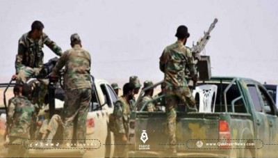 Iranian militias bring military reinforcements to their headquarters north of Albukamal