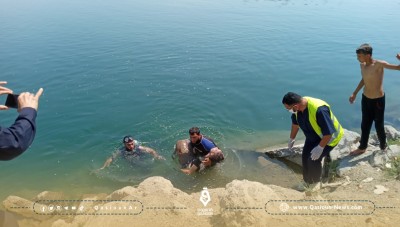 غرق شخصين في نهر الفرات بدير الزور