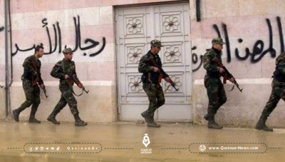 Assad forces arrest young men in a raid campaign west of Damascus