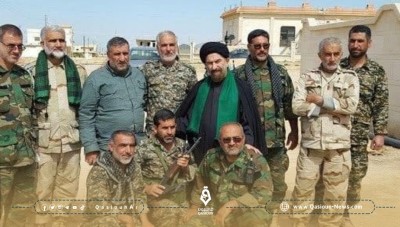 What is the reason for the meeting of leaders of the Iranian militias in Albukamal?