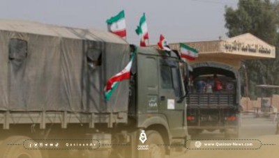 Entry of logistical and medical equipment for the Revolutionary Guards in Deir Ezzor countryside