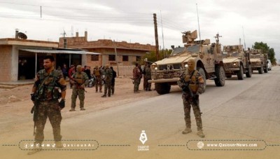 A security official in SDF and his companions were killed in an explosive device explosion south of Hasaka