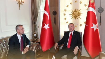 أردوغان يلتقي أمين عام حلف الناتو في اسطنبول