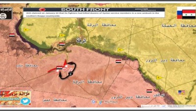 داعش يوقع رتلاً عسكرياً للنظام بكمين في الرصافة جنوب الرقة