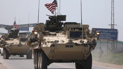 انسحاب رتل للقوات الأمريكية من شمال سوريا 