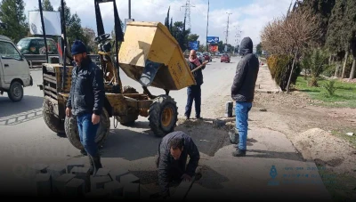 محافظة دمشق تبدأ أعمال تأهيل طريق مطار دمشق الدولي