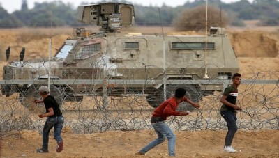 إصابة 77 فلسطينيا خلال مواجهات مع القوات الإسرائيلية