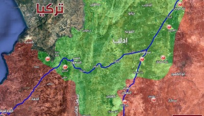 بالخريطة ..مساحات المناطق الواقعة خارج سيطرة النظام في ادلب 