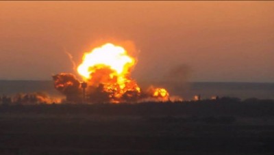 تفجير عربة جنود جنوب إدلب 