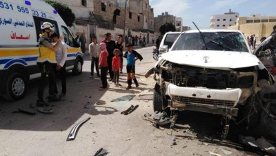 مقتل مدني في تفجير سيارة مفخخة بمدينة الباب شمالي حلب