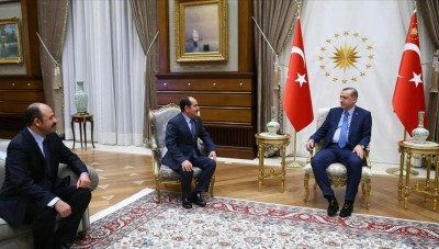 أردوغان يلتقي وفد تركماني سوري في أنقرة