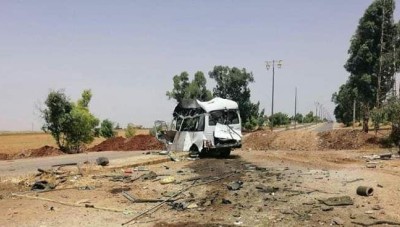 قتلى وجرحى باستهداف حافلة جنود تابعة للفرقة الرابعة في درعا