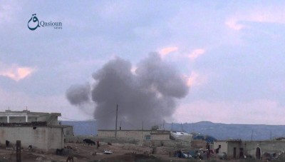 إدلب.. جرحى مدنيون بغارات روسية على كفرنبل