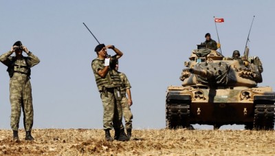 الجيش التركي يُزيل الجدار الفاصل مع محافظة الرقة