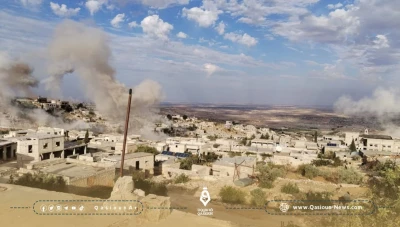 بعد الهجوم على الكلية الحربية.. النظام السوري يقصف قرى إدلب ويصيب العشرات