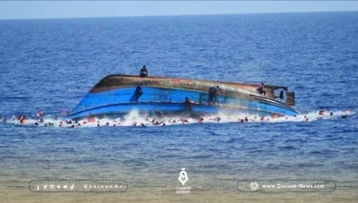 ضحايا سوريون بغرق قارب مهاجرين في البحر المتوسط
