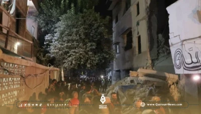 محافظ دمشق: انهيار مبنى التضامن نتج عن مخالفات البناء