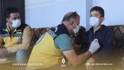 الدفاع المدني يطلق مشروع الصحة المدرسية في شمال سوريا