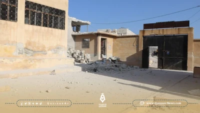 النظام السوري يقصف مدرستين ومخيم غرب حلب بصواريخ تحمل مواد حارقة