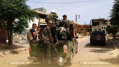 بحثاً عن عنصر وضابط ..نظام الأسد يقتحم قرية في درعا