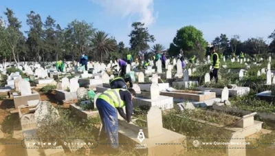 دير الزور: النظام ينقل رفات الموتى من حديقة “المشتل” إلى المقابر الخاصة