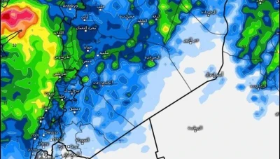 منخفض جوي يلامس السواحل السورية اليوم الجمعة ويشهد هطولات مطرية وثلوج على المرتفعات